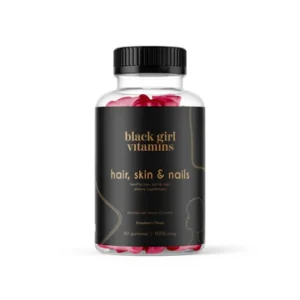 black girl vitamins hair skin and nails